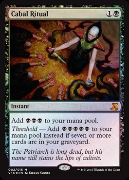 Magic: the Gathering - Cabal Ritual (002/016) - from The Vault